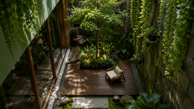 Rumah dengan inner courtyard